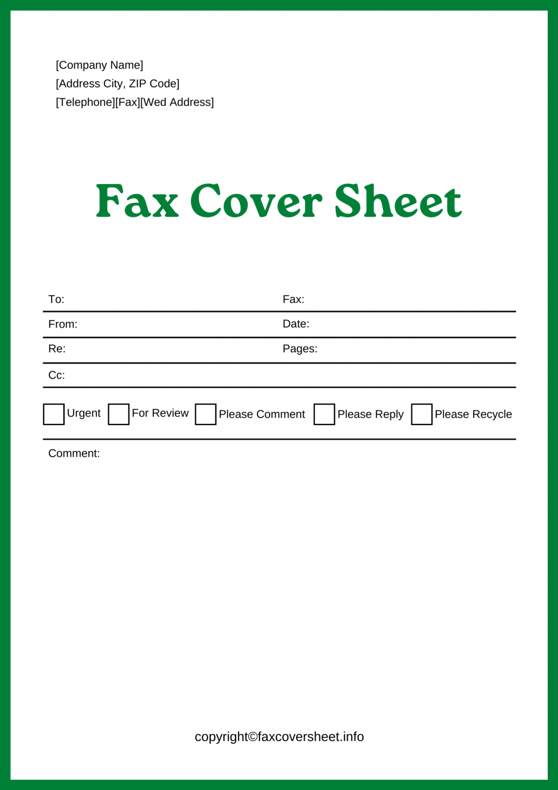 Aetna Fax Cover Sheet Free Fax Cover Sheet Template