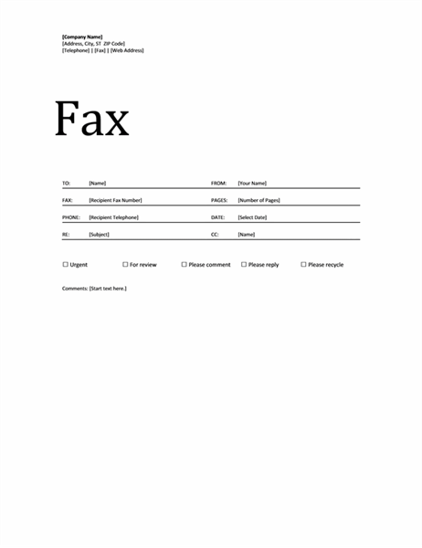 fax cover sheet template, fax cover page, fax template