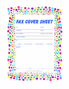 clipart fax cover sheet