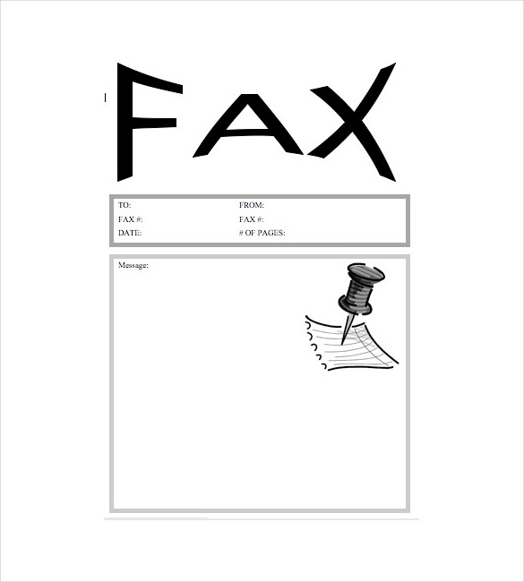 Generic Fax Cover Sheet, Generic Fax Cover Sheet Printable