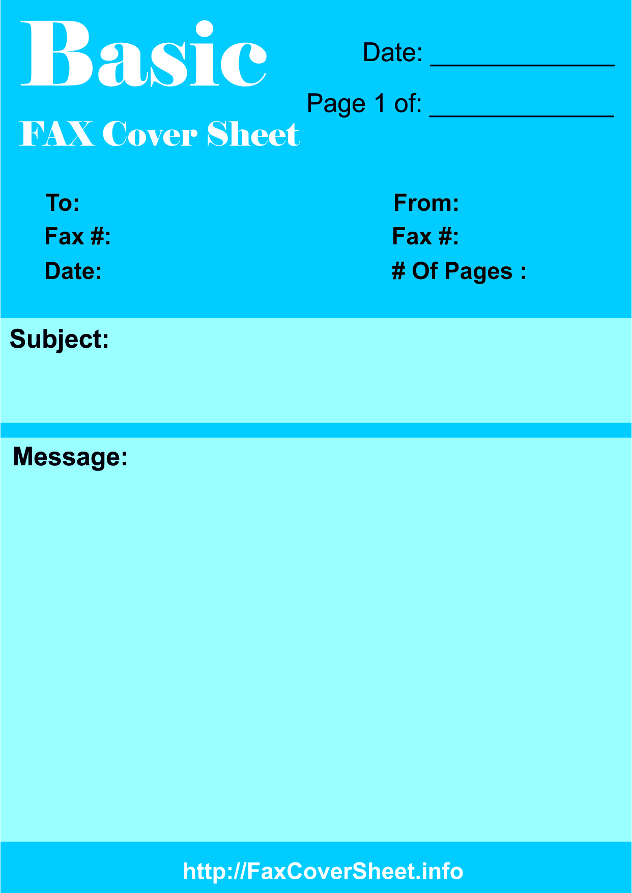 Download Fax Cover Sheet, Download Fax Cover Sheet Printable