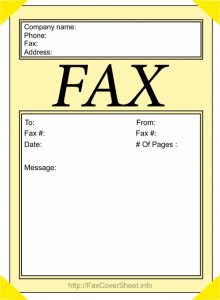 printable fax cover sheet archives free fax cover sheet template