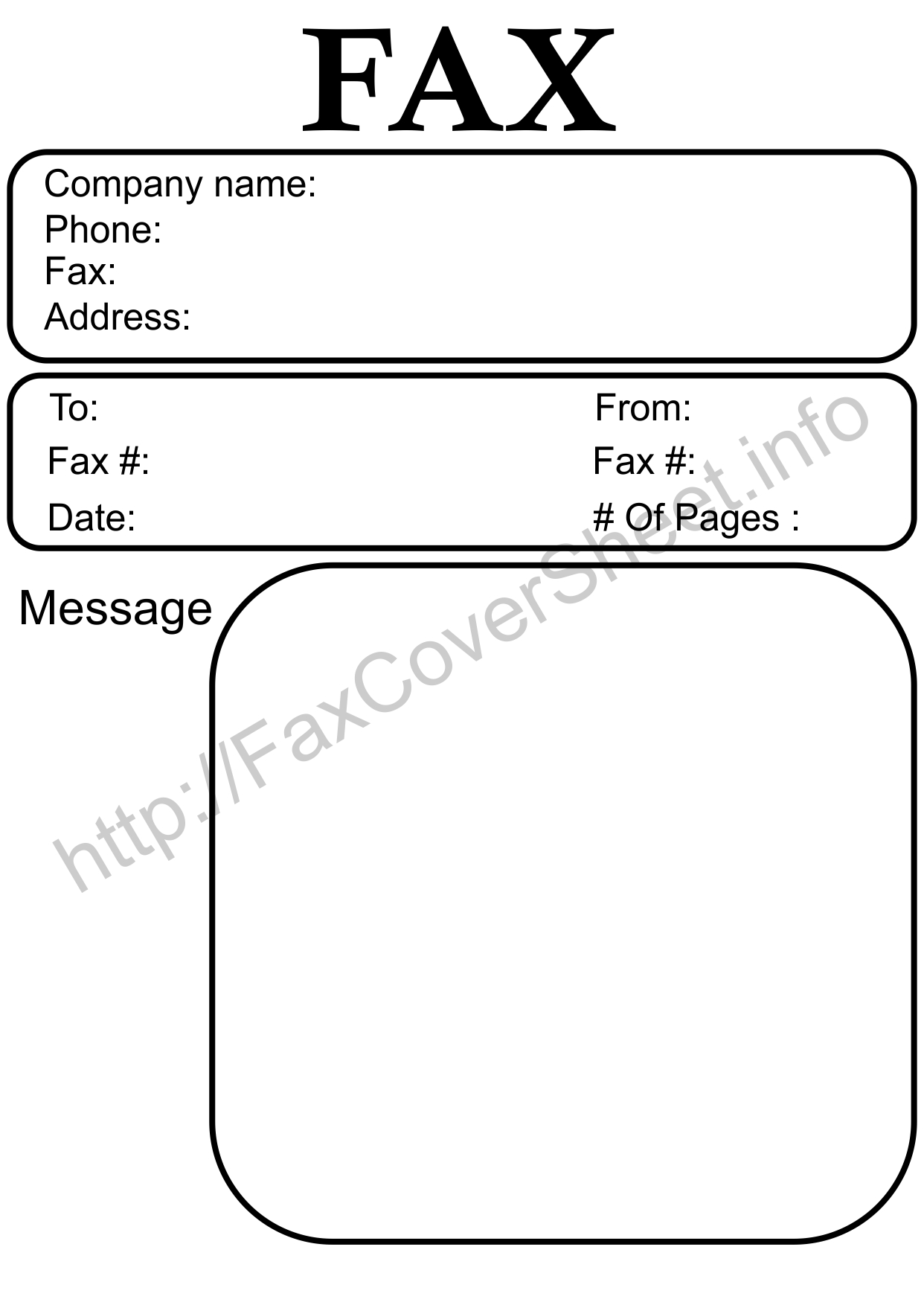 My Fax-Central, how to use fax cover sheet
