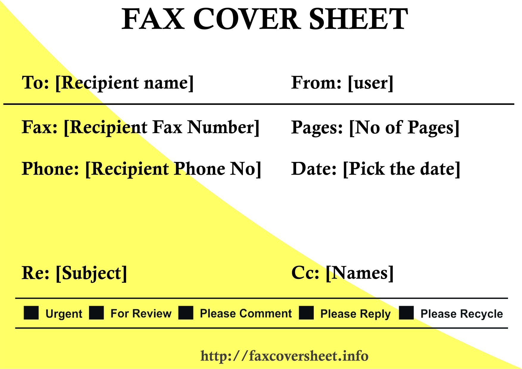 How to Fill out a Fax Cover Sheet, fill out fax cover sheet