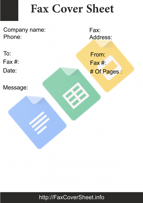 Fax Cover Sheet Word Doc