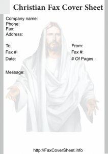 Free Christian Fax Cover Sheet