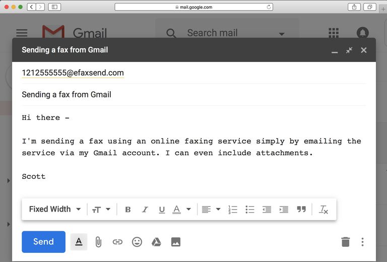 How To Send A Fax From Gmail