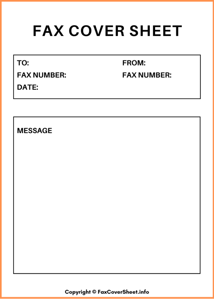 Printable Fax Cover Sheet Template - Free Printable Fax Cover Sheet 734x1024