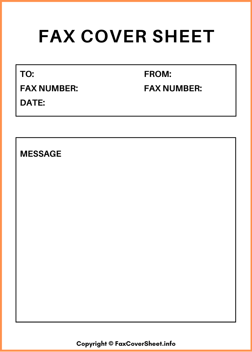 free printable fax cover sheet template in pdf word