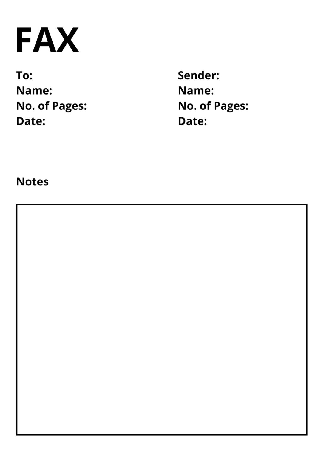 Urgent Fax Cover Sheet Template Printable in PDF