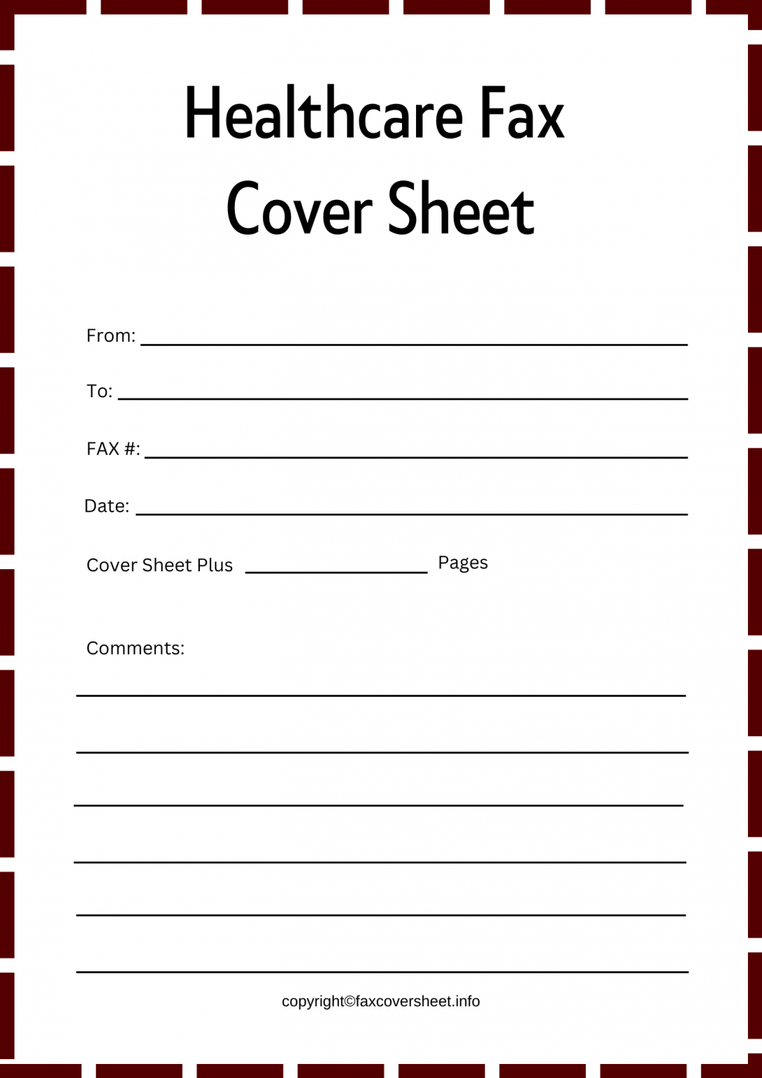 Healthcare Fax Cover Sheet Templates Printable In PDF Word   Confidential Health Information Fax Cover Sheet 1086x1536 