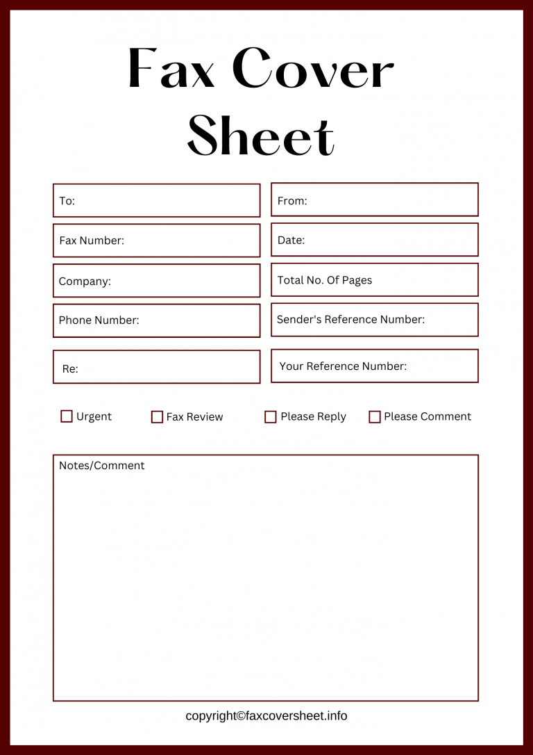 Etrade Fax Cover Sheet Templates - Etrade Fax Cover Sheet 768x1086 