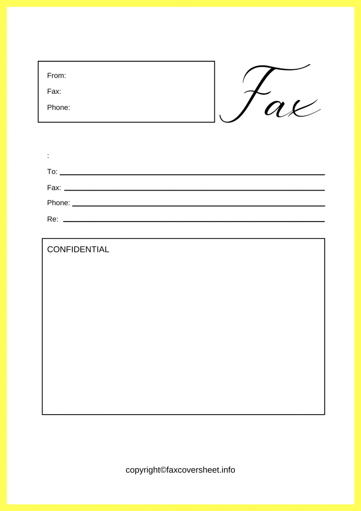 Free Apple Pages Fax Cover Sheet Template