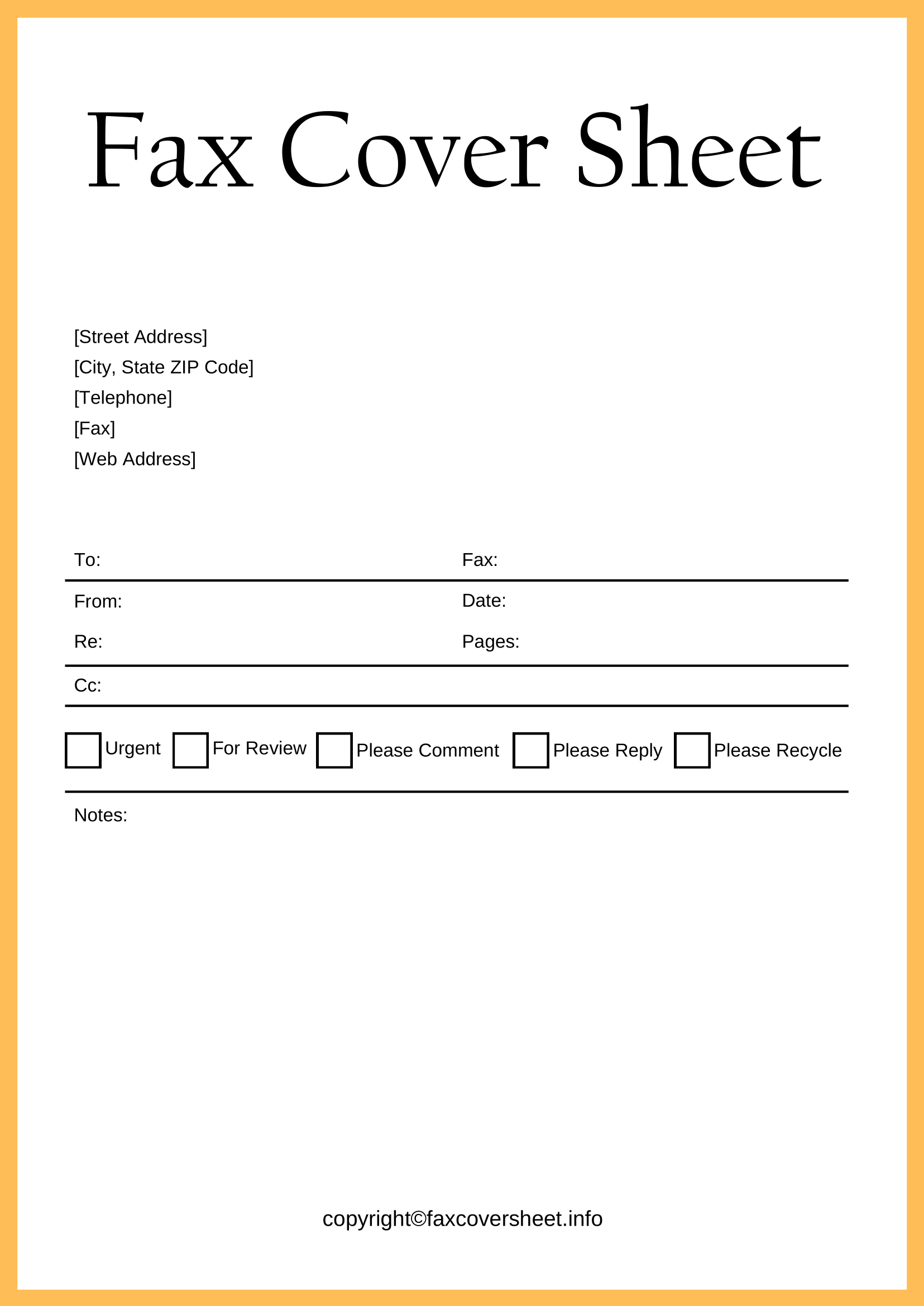 Attorney Fax Cover Sheet Templates Printable in PDF & Word