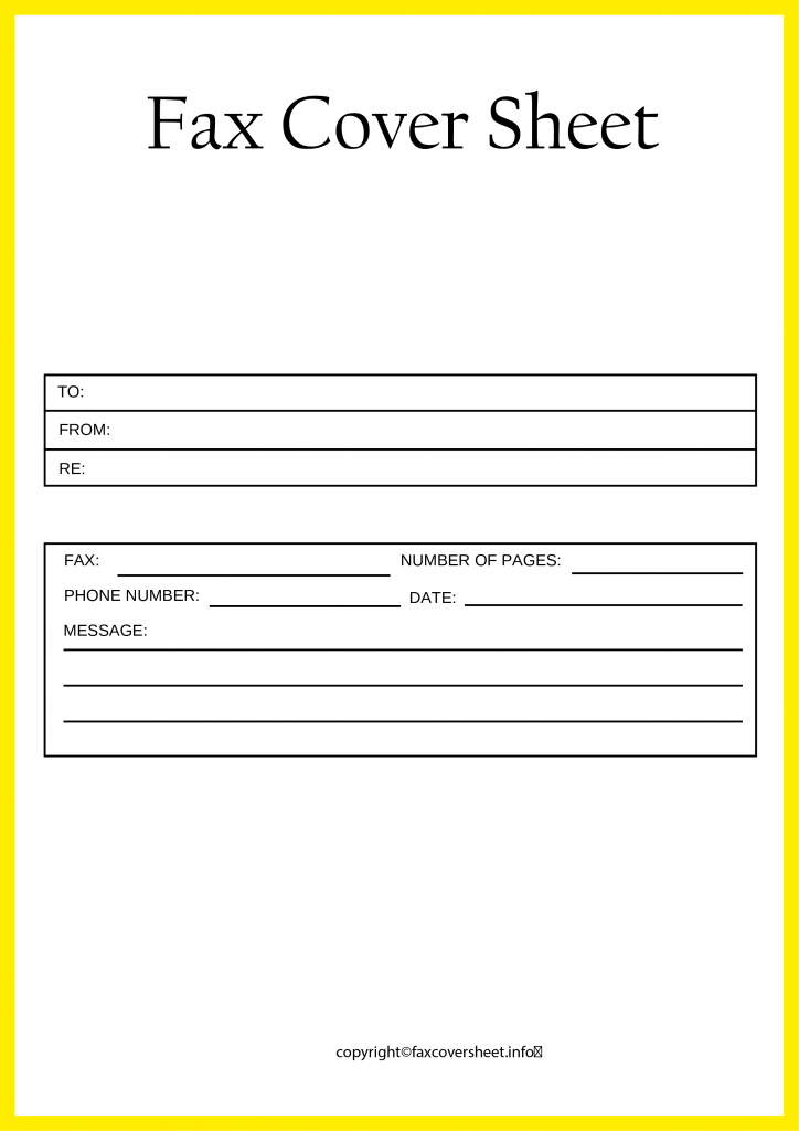 Make a Fax Cover Sheet in Word