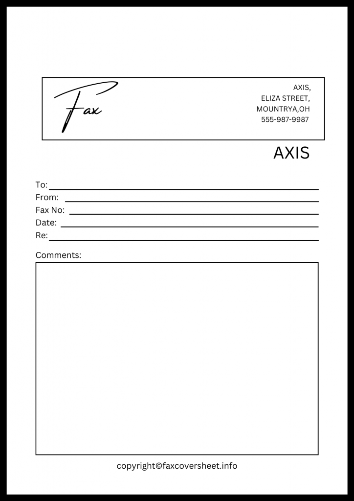 Printable Fax Cover Sheet Adobe