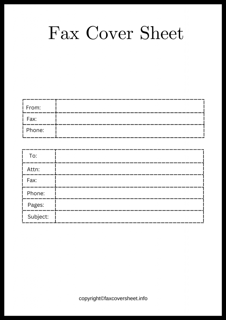 DFAS Fax Cover Sheet Templates Printable in PDF & Word