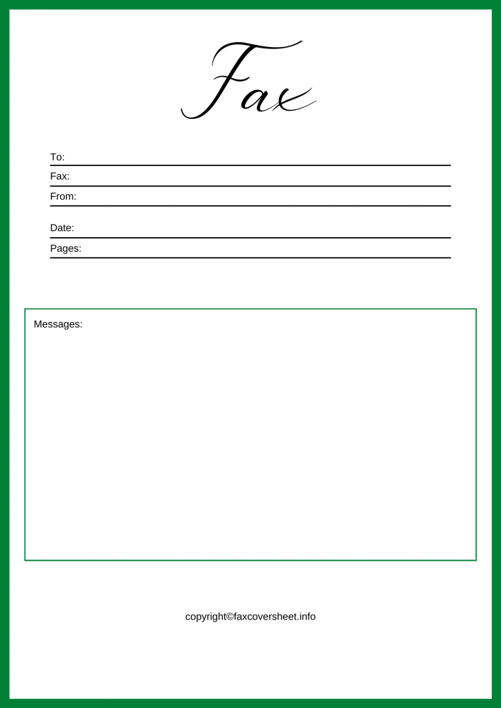 Free Alameda Fax Cover Sheet Template in PDF