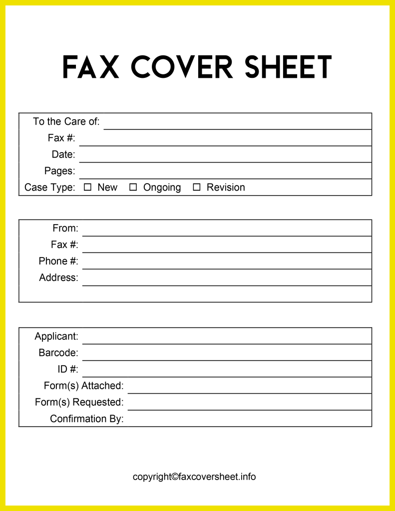 Free Social Security Fax Cover Sheet Template in PDF