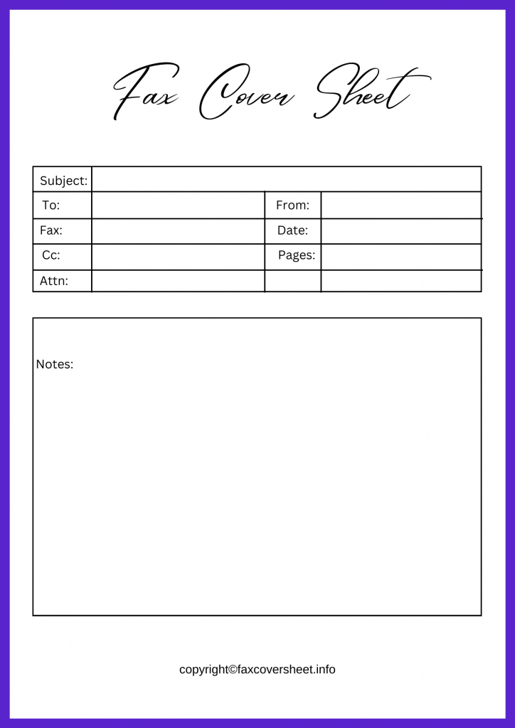 Free Travelers Premium Audit Fax Cover Sheet Template in PDF