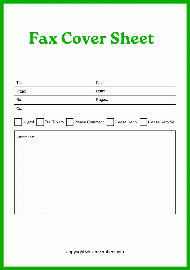 How to Fill Out A Fax Cover Letter