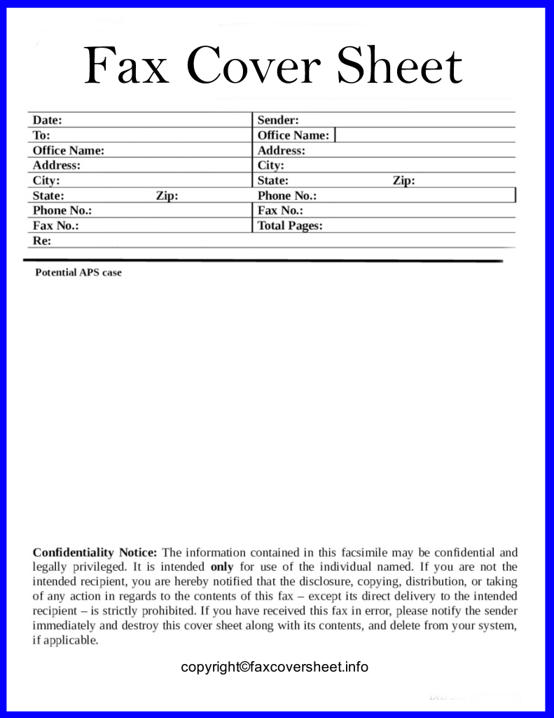 Fax Cover Sheet Legal Disclaimer