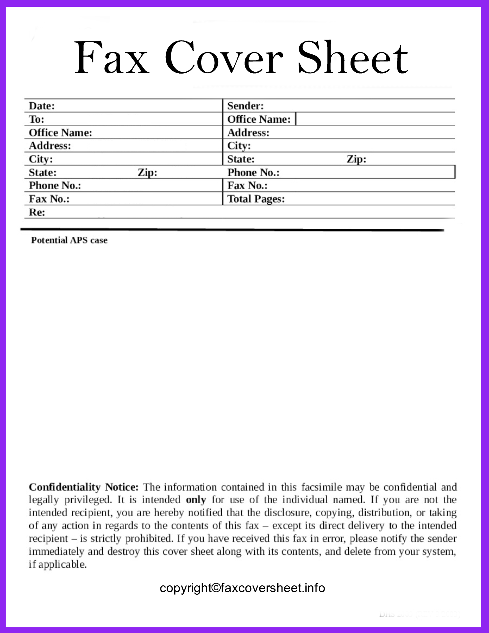 Printable Legal Disclaimer Fax Cover Sheet | [Free]^^ Fax Cover Sheet ...